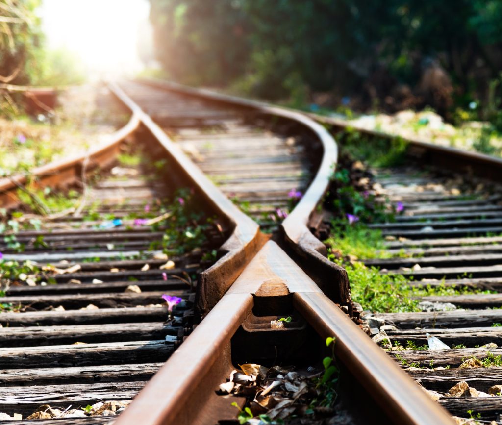 railroad tracks crossing